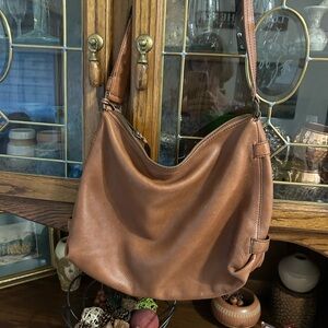 Banana Republic Tan Leather Hobo Bag
